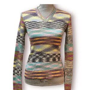 Missoni soft wool space dye sweater